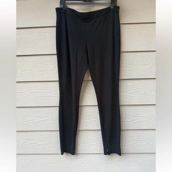 Dolce & Gabbana Stretch Viscose Side Zip Ankle Zip Skinny Pants in Black Size 46 - Picture 1 of 8